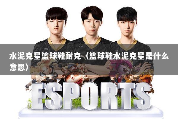 水泥克星篮球鞋耐克（篮球鞋水泥克星是什么意思）