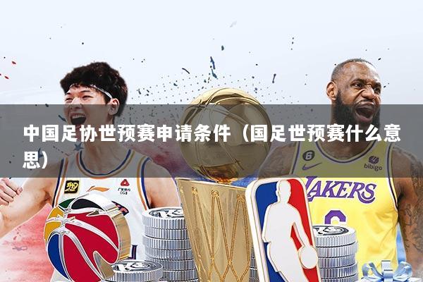 中国足协世预赛申请条件(国足世预赛什么意思)