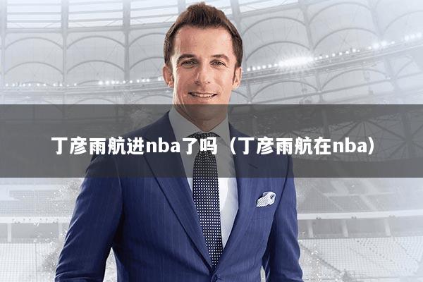 丁彦雨航进nba了吗(丁彦雨航在nba)
